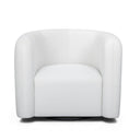 Curves Performance Velvet Swivel Accent Chair