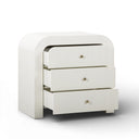 Hump 38" Arched 3-Drawer Bedside Chest