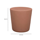 Margot Indoor/Outdoor Concrete Stool by TOV Furniture, view 5