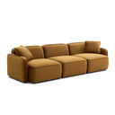 Travie 112" Honey Modular Sofa by TOV Furniture, view 2