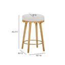 Oodle Cream Performance Vegan Mohair Natural Counter Stool