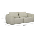 Noor Sofa (93"-128") by TOV Furniture, view 7