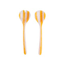 Lolly Striped Resin Salad Serving Spoons by TOV Furniture
