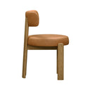 Odessa 33" Saddle Brown Performance Dining Chair by TOV Furniture, view 4