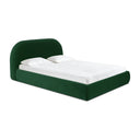 Bara Forest Green Performance Velvet Bed by TOV Furniture, view 6