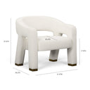 Florence Linen Accent Chair by TOV Furniture, view 14