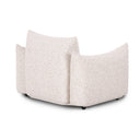 Saint Tropez Nubby Fabric Armchair in Sand