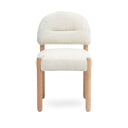 Bruno Thick Performance Chenille Arched Back Dining Chair by TOV Furniture, view 12