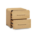 Marissa 22" Ash 2-Drawer Nightstand by TOV Furniture, view 5