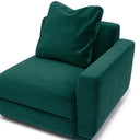 Perry Deep Green Modular Corner Chair by TOV Furniture, view 8