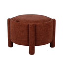 Bellamy Railroad Chenille Storage Stool With Reversible Tray Top by TOV Furniture, view 12