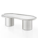 Sorya 51" Chrome Coffee Table
