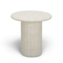 Fafo Beige Indoor/Outdoor Concrete Side Table by TOV Furniture, view 2