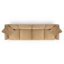 Perry Tan Modular Sofa (96"-124") by TOV Furniture, view 11