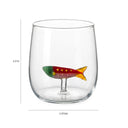 Fishy Water Glass - Set of 4 by TOV Furniture, view 4