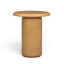 Tate Turmeric Concrete Indoor/Outdoor Side Table by TOV Furniture