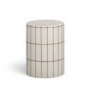 Tatiana Round Concrete Indoor/Outdoor Side Table by TOV Furniture, view 2