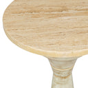 Tara Stone Side Table by TOV Furniture, view 3