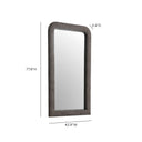 Heidi 43"X78" Upholstered Oversized Floor Mirror