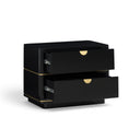 Julieta 28" 2-Drawer Nightstand by TOV Furniture, view 10