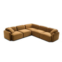 Travie 5-Piece Honey Modular L-Sectional by TOV Furniture