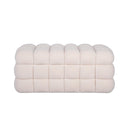 Anita 39" Faux Shearling Storage Bench With Reversible Tray Top by TOV Furniture, view 2