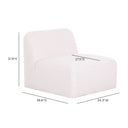 Gorge Modular Armless Chair by TOV Furniture, view 7
