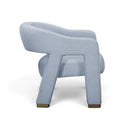 Florence Linen Accent Chair by TOV Furniture, view 5