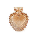 Heart Amber Glass Vase by TOV Furniture