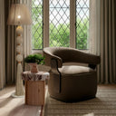Madison Performance Swivel Accent Chair by TOV Furniture, view 2