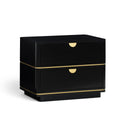 Julieta 28" 2-Drawer Nightstand by TOV Furniture, view 8