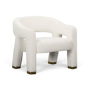 Florence Linen Accent Chair by TOV Furniture, view 8