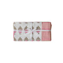 Crissy Cotton Canvas Printed Napkins - Set of 4