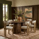 Odessa 33" Off-White Performance Dining Chair by TOV Furniture, view 2