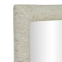 Orpheus 34"X47" Ribbed Faux Stone Rectangular Wall Mirror