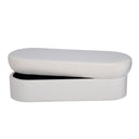 Andrea Performance Velvet Storage Bench (31"-50") by TOV Furniture, view 11