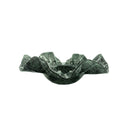 Col Ruffled Green Glass Bowl (9"-11") by TOV Furniture, view 4