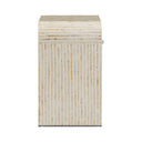 Borno 20" Mother of Pearl Nightstand by TOV Furniture, view 5