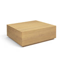 Brienne 47" Natural Oak Oversize Square Coffee Table by TOV Furniture