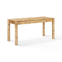 Berri 60" Natural Burl 3-Drawer Work Desk