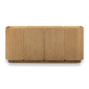 Moora 70" Natural Ash 4-Door Sideboard