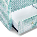Tia 20" Mother of Pearl Nightstand by TOV Furniture, view 4