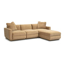 Perry 4-Piece Tan Modular Sectional by TOV Furniture, view 2