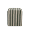 Byron Square Cotton Jute Ottoman by TOV Furniture, view 3