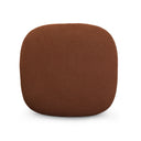 Domina Autumn Red Boucle Ottoman