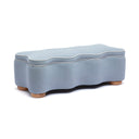 Thalia 48.5" Performance Velvet Storage Bench by TOV Furniture, view 7