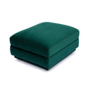 Perry Deep Green Modular Ottoman by TOV Furniture, view 3