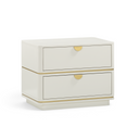 Julieta 28" 2-Drawer Nightstand by TOV Furniture, view 2