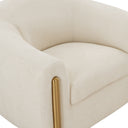 Lina Cream Performance Linen Accent Chair by Inspire Me! Home Decor