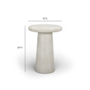 Monica Tiled Pattern Indoor/Outdoor Side Table by TOV Furniture, view 6